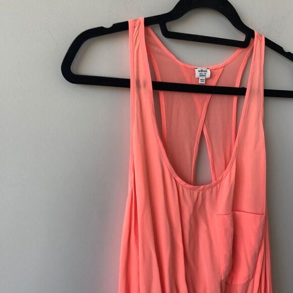 WILFRED Free Neon Orange Slip Mini Dress - Picture 3 of 7